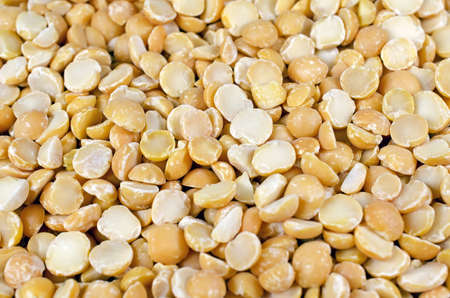 Food ingredient - background consisting of yellow peas