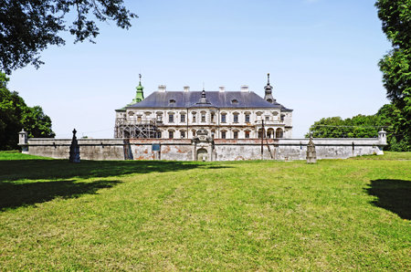 Old Pidhirtsi Castle, near Lviv, Ukraine. Time of construction 1635-1640.のeditorial素材