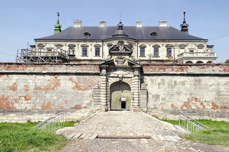 Old Pidhirtsi Castle, near Lviv, Ukraine. Time of construction 1635-1640.のeditorial素材
