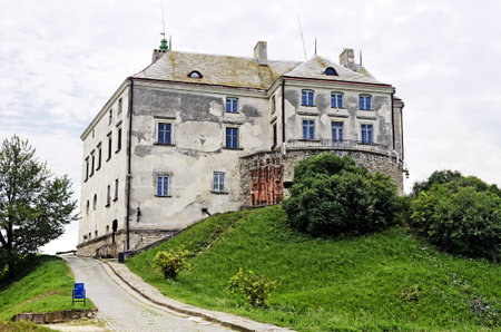 Olessky castle. Near Lviv, Ukraine. Time of construction XIV-XVII.のeditorial素材