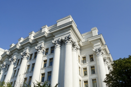 Building of Ministry of Foreign Affairs of Ukraine in Kievの写真素材