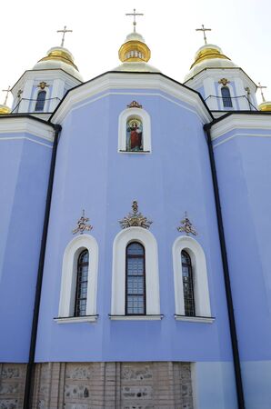 St. Michael's Cathedral in Kiev, Ukraine. Build time - XII century.の写真素材