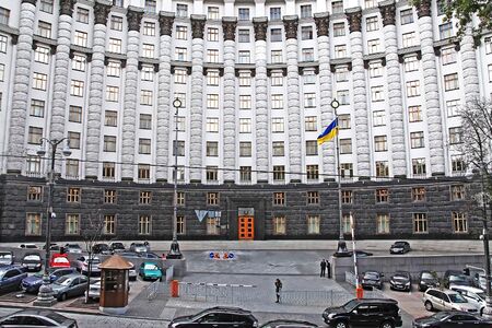 Cabinet of Ministers of Ukraine in Kiev, Ukraineの写真素材