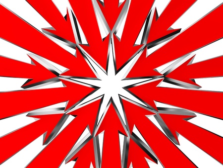 Arrows symbol, isolated over whiteの写真素材