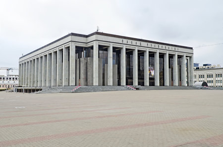 MINSK, BELARUS - AUGUST 19: Built in the center of Minsk のeditorial素材