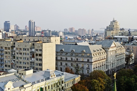 Panorama of Kiev, Ukraineの写真素材