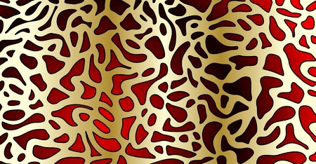 Pattern - the golden leopard skinのイラスト素材
