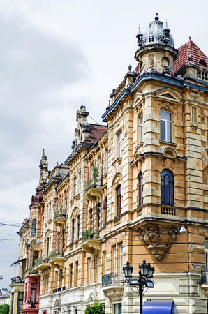 Beautiful old building in Lvov city, Ukraineのeditorial素材