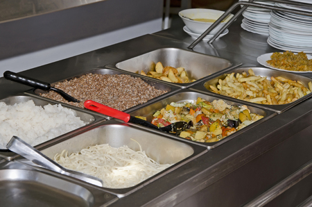 Meals in the restaurant fast food close-upの写真素材