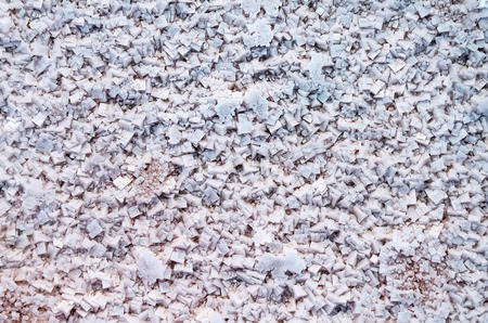 Natural background - Salt crystals closeup on the surface of salt lakes in the Opuk nature reserve, Crimeaの写真素材