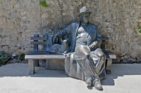 Sculpture in the parkの写真素材