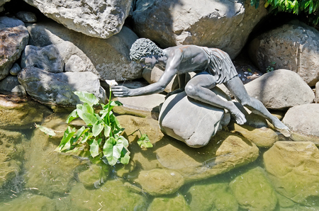 Sculpture in the park の写真素材