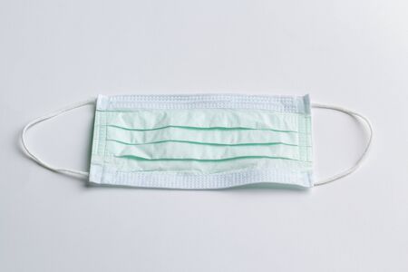 protective face mask isolated on white backgroundの写真素材