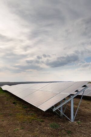 Solar photovoltaic panels and solar photovoltaic power generation systemsの写真素材
