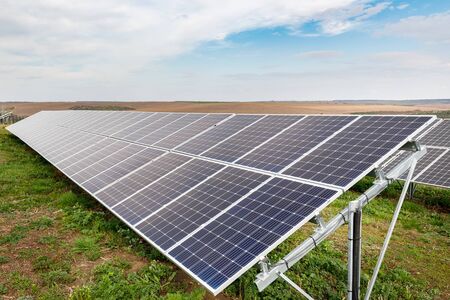 Solar photovoltaic panels and solar photovoltaic power generation systemsの写真素材