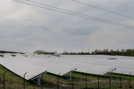 Solar photovoltaic panels and solar photovoltaic power generation systemsの写真素材