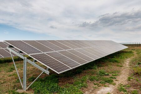 Solar photovoltaic panels and solar photovoltaic power generation systemsの写真素材