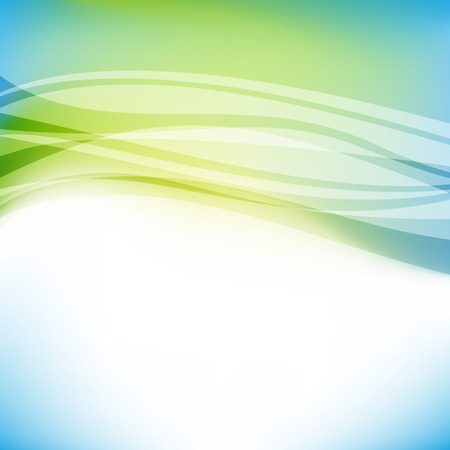 Abstract colorful blue and green background. vector illustration, transparency and gradients usedのイラスト素材