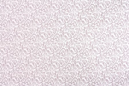 pink Pattern abstract ornament wallpaper on wallの写真素材