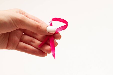 October Pink day background. World Breast Cancer Dayの写真素材