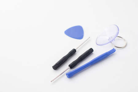 Set of Tools for changes the display on the smartphoneの写真素材