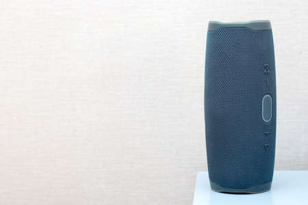 Wireless bluetooth speaker. Portable speaker.の写真素材