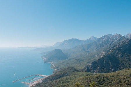 mountain view of the mountains in Antalya, Turkey.の写真素材