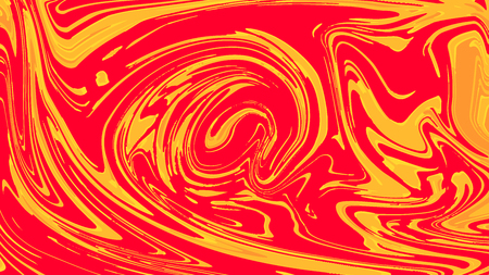 Abstract template, can be used as a trendy wallpaper, posters, cards, invitations, websites. Modern artwork. Mixed orange, yellow and red paints.のイラスト素材