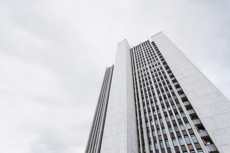 Facade of the building. Architectural style - Constructivismの写真素材