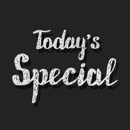 Today's Special. Inscription on the board. Design for restaurants and barsのイラスト素材