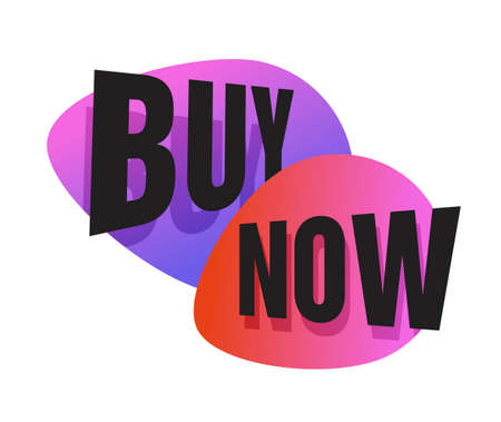 Buy Now creative vector element for web design or promo adsのイラスト素材