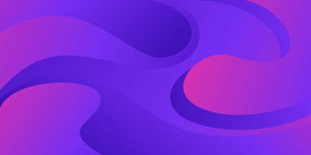 Abstract wavy background with blue liquid elements - modern vector template for banner, layout, cover, webのイラスト素材