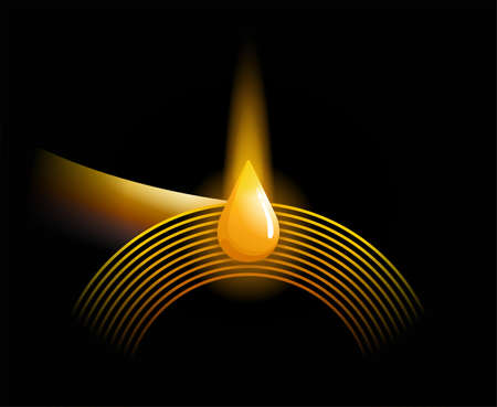 Hair Dye properties - deep penetration with protection of colour washout. Human hair slice with visible layers of cuticle. Vector illustrationのイラスト素材