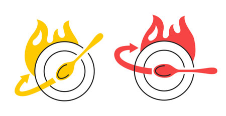Metabolism flat thin icon - organism reactions when foods converted to energy. Isolated vector illustrationのイラスト素材
