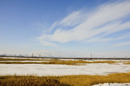 Photo winter nature in Sunny dayの写真素材