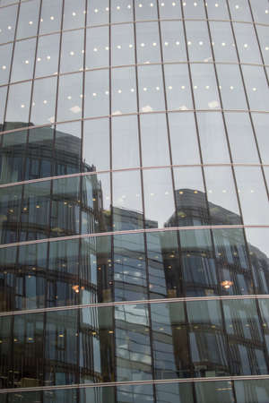 the building of glass and metalの写真素材