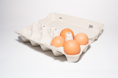The egg in standard packaging.の写真素材