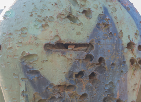 Russia, Saint-Petersburg, August 10, 2017 - protective armored covers with Mannerheim line.のeditorial素材