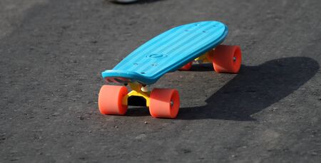 Skateboard on the asphaltのeditorial素材