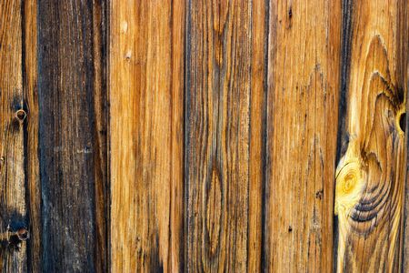 Wooden background of vertical boardsの写真素材