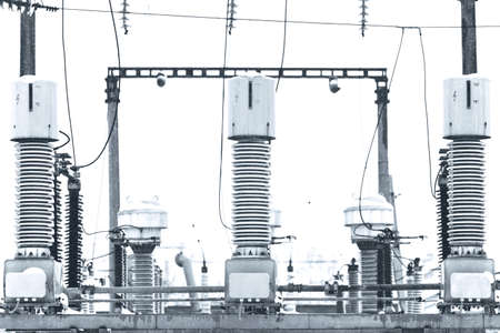 High voltage electric power. Structure power station