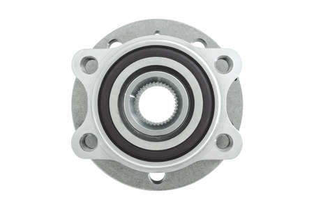 Auto hub bearing on a white backgroundの写真素材