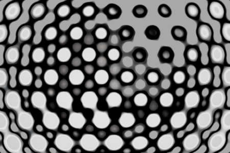Black and white honeycomb backgroundの写真素材