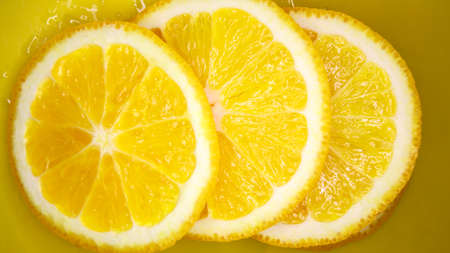 Sliced orange background