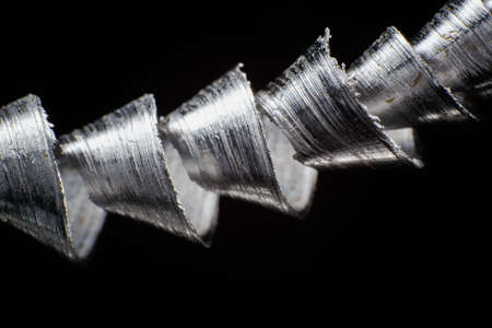 Industrial metalworking cutting process by milling cutterの写真素材