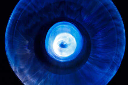 Sound waves in the darkの写真素材