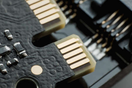 Electronic circuit blur computer board