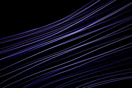 Sound waves in the darkの写真素材