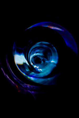 Sound waves in the darkの写真素材