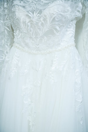 Beautiful dress for the brideの写真素材